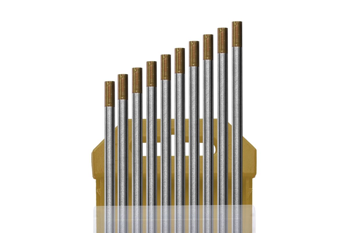 картинка Электроды вольфрамовые КЕДР WL-15-175 Ø 4,0 мм (золотистый) AC/DC