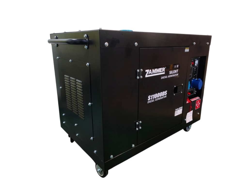 Генератор дизельный ZAMMER S11000DS- 7,5кВт кожух