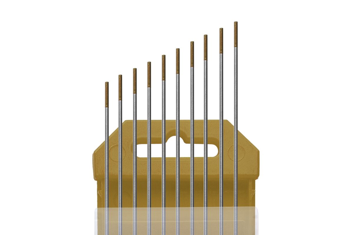 картинка Электроды вольфрамовые КЕДР WL-15-175 Ø 1,6 мм (золотистый) AC/DC
