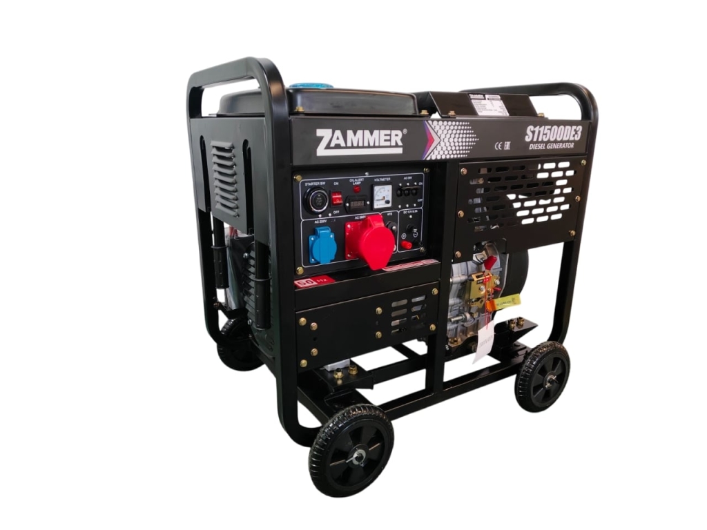 Генератор дизельный ZAMMER S11500DE3 - 9,5кВт