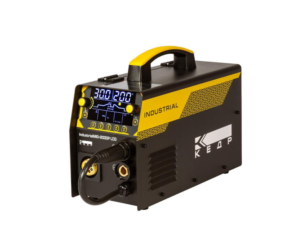 Полуавтомат  КЕДР IndustrialMIG-200DP LCD (230В, 30-200А)