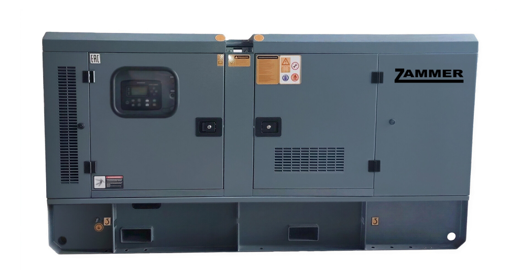 Генератор дизельный ZAMMER AD-300-Т400 Prof в кожухе
