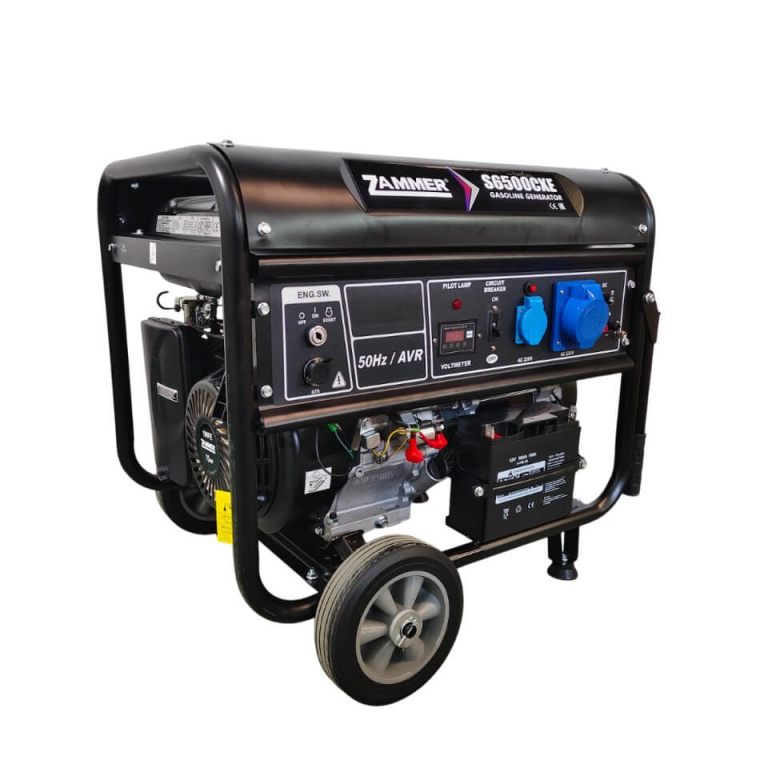 Генератор бензиновый ZAMMER S6500CXE
