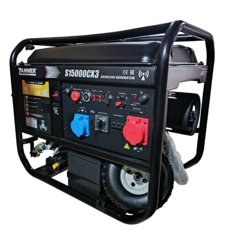 Генератор бензиновый ZAMMER S15000CX3 - 12кВт